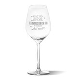 Sklenička na víno Když Bůh stvořil rodiče: 49 cl