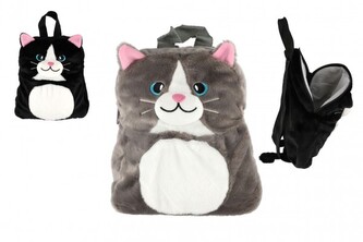 Batoh kočka plyš 23x26cm 3 barvy