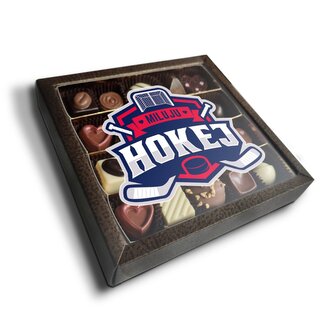 Pralinky Miluju hokej: 20 ks pralinek