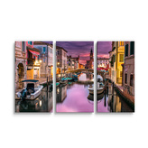 Obraz - 3-dílný Benátky: 120x80 cm