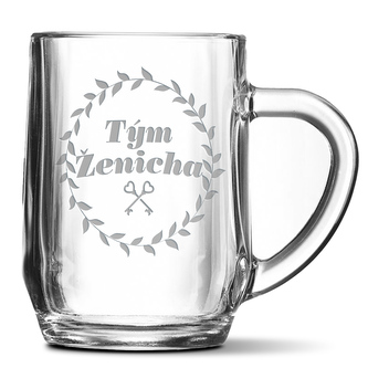 Půllitr Tým ženicha klíče: 0,5 Půllitr Tým ženicha klíče: 0,5