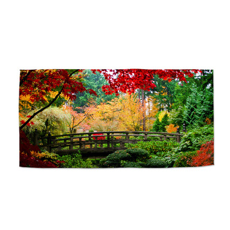 Ručník Most v parku: 50x100 cm