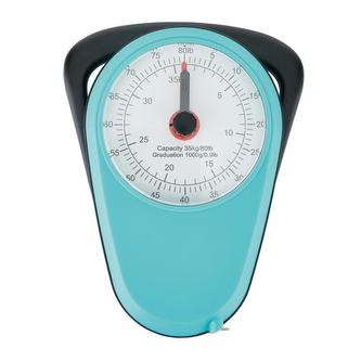 Retro analogová závěsná váha, XD Design, modrá