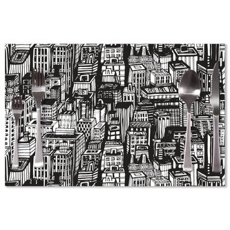 Prostírání Kreslené mrakodrapy: 40x30cm