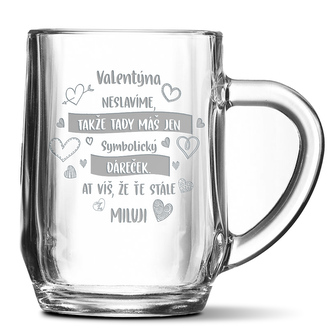 Půllitr Valentýna neslavíme ...: 0,5