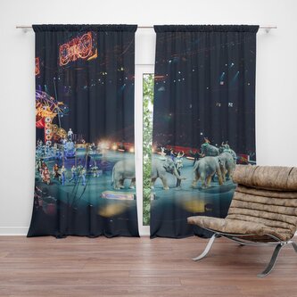 Závěs Cirkus: 2ks 140x250cm