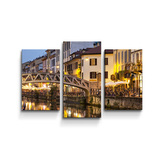 Obraz - 3-dílný Město: 75x50 cm