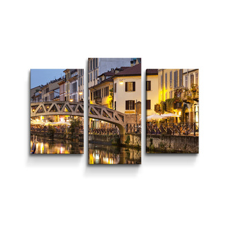 Obraz - 3-dílný Město: 75x50 cm