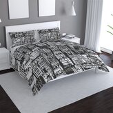 Povlečení Kreslené mrakodrapy: 140x200 / 90x70