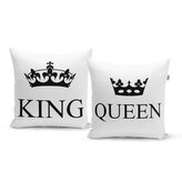 Polštáře King a Queen: 2ks 40x40 cm