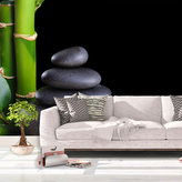 Tapeta Bambus a kameny: 208x125 cm