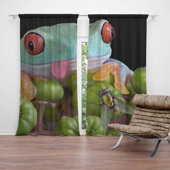 Závěs Veselá žába: 2ks 140x250cm Závěs Veselá žába: 2ks 140x250cm