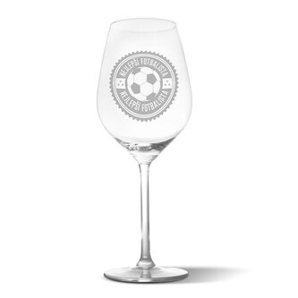 Sklenička na víno Nejlepší fotbalista: 49 cl