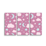 Obraz - 3-dílný Dětská obloha: 120x80 cm