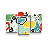 Obraz - 3-dílný Dětské malování: 75x50 cm