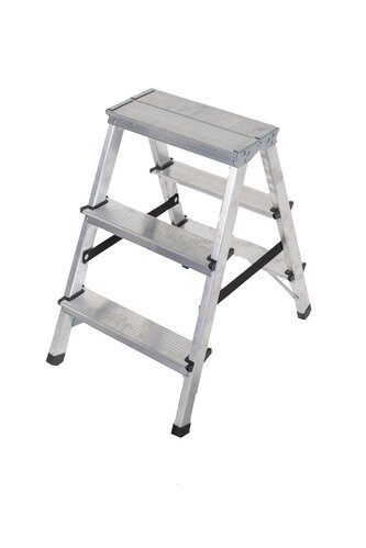 schůdky Al 2x3 oboustr. 150 kg