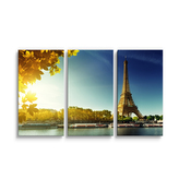 Obraz - 3-dílný Paříž: 120x80 cm