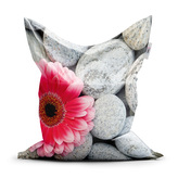 Sedací vak Gerbera na kamenech: 150x100 cm