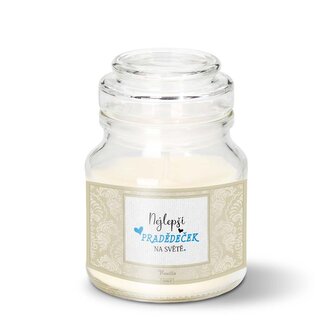 Svíčka Nejlepší pradědeček na světě: 120 g