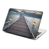 Samolepka na notebook Dřevěné molo: 29x20 cm