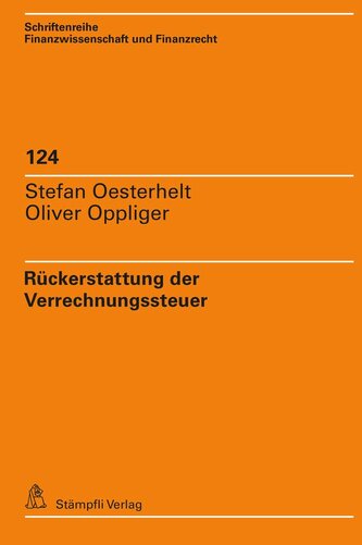 Rückerstattung der Verrechnungssteuer