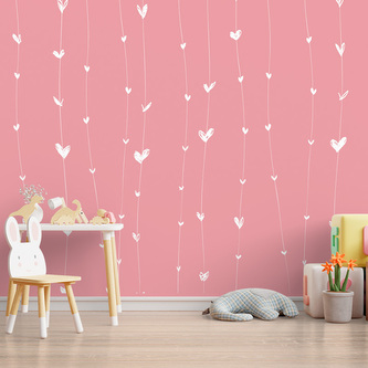 Tapeta Asymetrická srdíčka: 336x220 cm