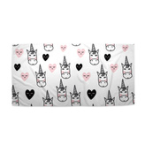 Ručník Hlava jednorožce: 50x100 cm