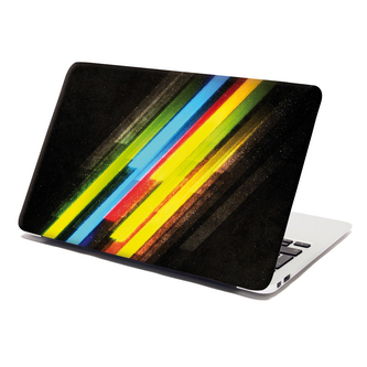 Samolepka na notebook Pruhová abstrakce: 29x20 cm