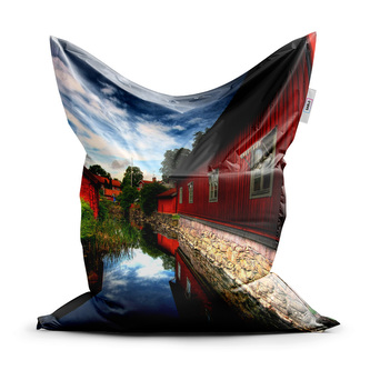 Sedací vak Červený dům: 150x100 cm Sedací vak Červený dům: 150x100 cm