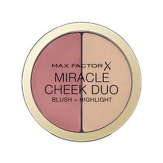 Max Factor Tvářenka a rozjasňovač Miracle Cheek Duo (Blush & Highlight) 11 g Tvářenka a rozjasňovač Miracle Cheek Duo (Blush & Highlight) 11 g - Odstín 20 Brown Peach & Champagne woman