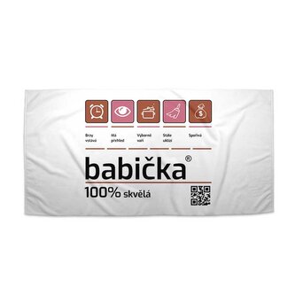 Ručník Babička: 70x140 cm