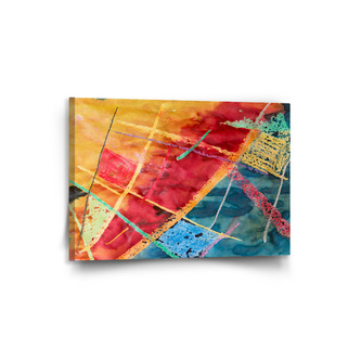 Obraz Barevné čáry: 90x60 cm