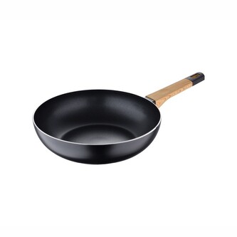 Wok pánev s nepřilnavým povrchem 28 cm Earth Black Wok pánev s nepřilnavým povrchem 28 cm Earth Black