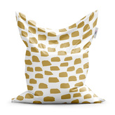 Sedací vak Zlaté tahy štětcem: 150x100 cm