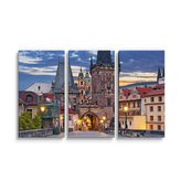 Obraz - 3-dílný Karlův most: 120x80 cm