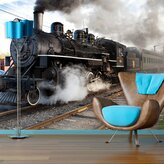 Tapeta Parní lokomotiva: 336x220 cm