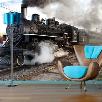 Tapeta Parní lokomotiva: 336x220 cm