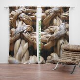 Závěs Banánové listí: 2ks 140x250cm