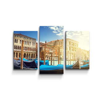 Obraz - 3-dílný Gondola: 75x50 cm