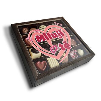 Pralinky Miluji tě srdce: 20 ks pralinek