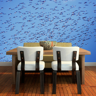Tapeta Hejno ptáků: 336x220 cm Tapeta Hejno ptáků: 336x220 cm