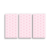 Obraz - 3-dílný Růžové puntíky: 120x80 cm