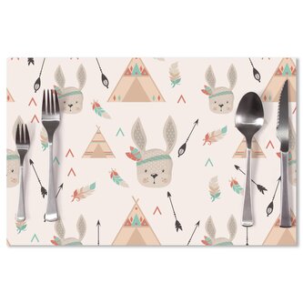Prostírání Zajíček indián: 40x30cm