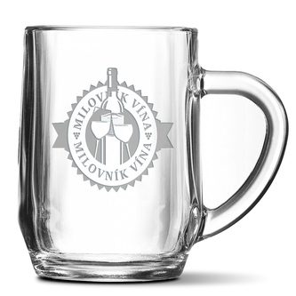 Půllitr Milovník vína: 0,5