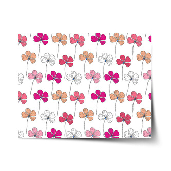 Plakát Růžové kvítí: 120x80 cm