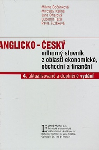 Anglicko-český odborný slovník z oblasti ekonomické, obchodní a finanční