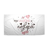 Ručník Moje vnučka je nejlepší: 70x140 cm