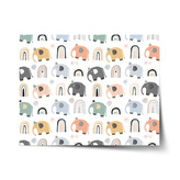 Plakát Animovaní sloni: 120x80 cm