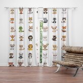 Závěs Zvířátka 4: 2ks 140x250cm