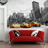 Tapeta Žluté taxiky: 336x220 cm